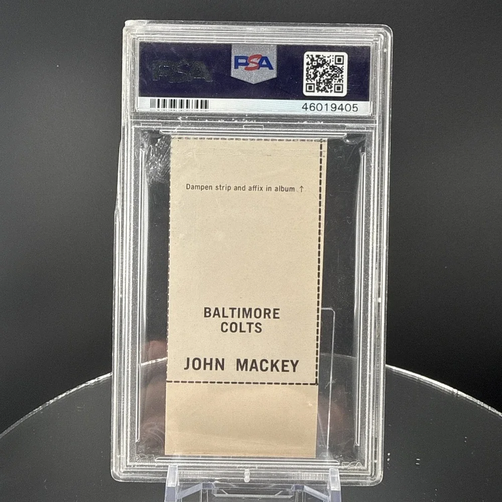 1970 Stamp Super Stars - John Mackey #34 PSA 5 Very Limited Production